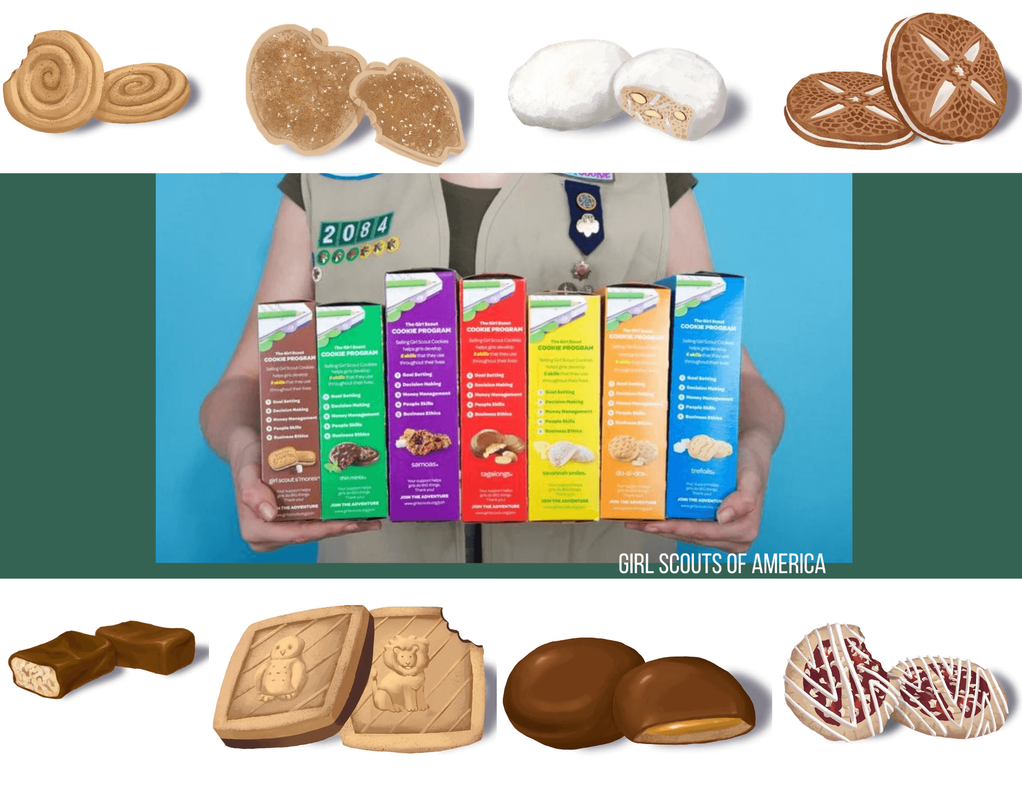 The Girl Scout Cookie Graveyard: The Organization’s Most-Loved Former Flavors The Girl Scout Cookie Graveyard: The Organization’s Most-Loved Former Flavors