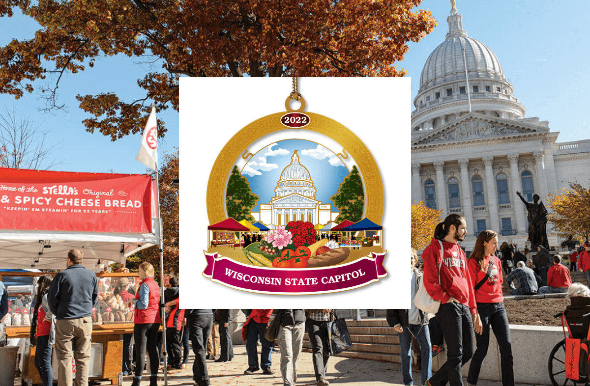 ‘Tis the Season! The Special Story Behind this Year’s Dane County Farmers’ Market Christmas Ornament
