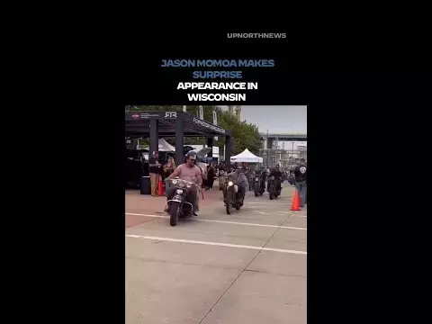 WATCH: Jason Momoa pulls up to MKE