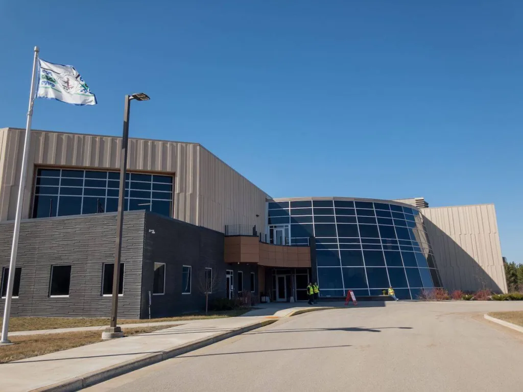 The Ho Chunk Community Center in Black River Falls. (Photo by Christina Lieffring)