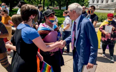 Pride Flag Hoisted Above Capitol Amid GOP Anti-Trans Effort