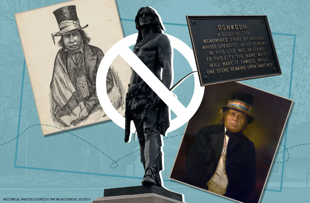 Oshkosh Is Fixing Harmful Depictions in Its Chief Oshkosh Statue