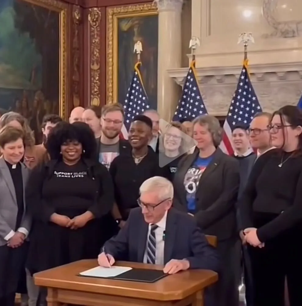 VIDEO: Gov. Evers Blocks GOP'S Anti-LGBTQ Sports Ban