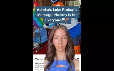 Admirals Luke Prokop’s message: Hockey is for everyone