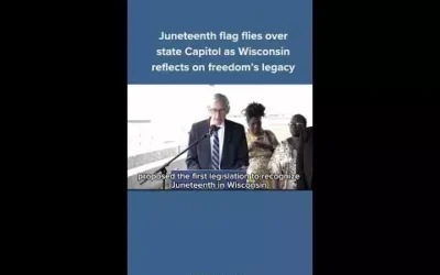 Juneteenth flag flies over state Capitol as Wisconsin reflects on freedom’s legacy